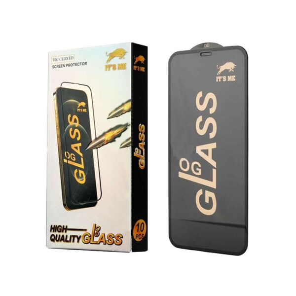 Προστασία Οθόνης OG Full Glass Full Glue Tempered Glass για Apple iPhone 14 - Μαύρο