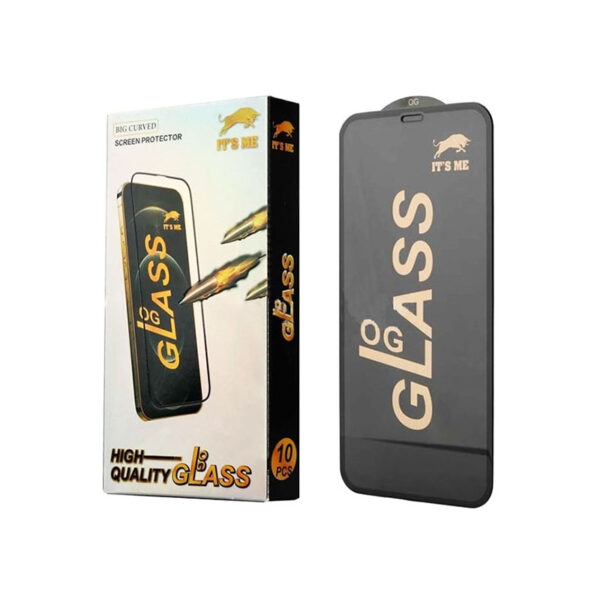 Προστασία Οθόνης OG Full Glass Full Glue Tempered Glass για Apple iPhone 14 Pro - Μαύρο