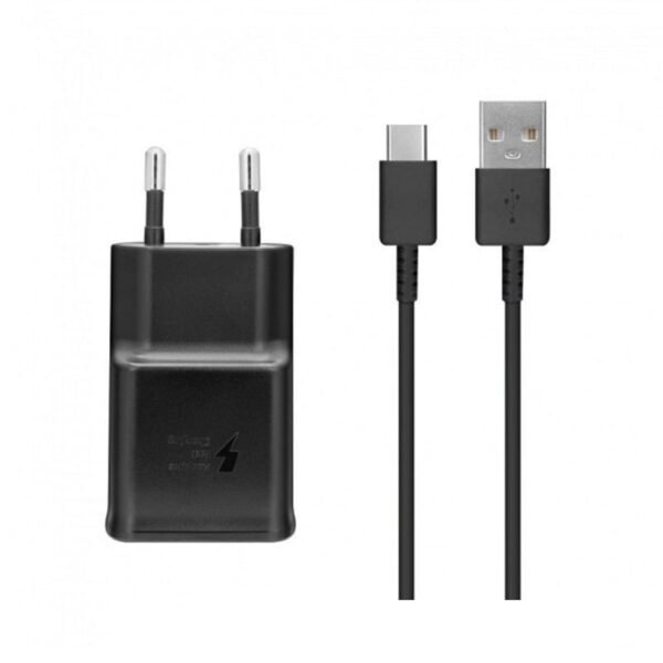 PZX Φορτιστής Με Θύρα USB Και Καλώδιο Type-C P23 - Μαύρο