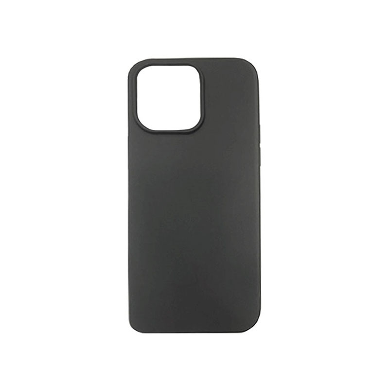 Θήκη Soft Back Cover Σιλικόνης για Apple iPhone 14 Pro Max - Μαύρο - Image 1