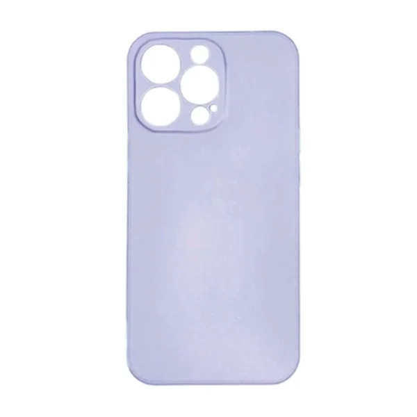 Θήκη Soft Back Cover Σιλικόνης για Apple iPhone 14 Pro Max - Λιλά