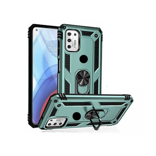 Θήκη Motomo Tough Armor With Ring για Samsung Galaxy A22 5G - Σκούρο Πράσινο