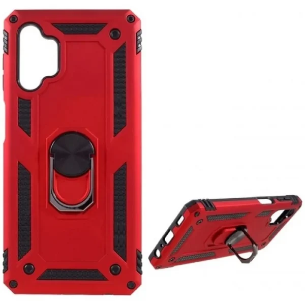 Θήκη Motomo Tough Armor With Ring για Samsung Galaxy A32 4G - Κόκκινο