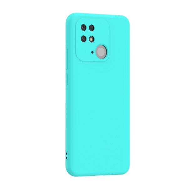 Θήκη Πλάτης Σιλικόνης Soft Back Cover για xiaomi Redmi 10C – Χρώμα: Τιρκουάζ