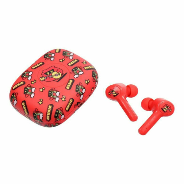 YLFS-06BT In-ear Bluetooth Handsfree Ακουστικά με Θήκη Φόρτισης Κόκκινα