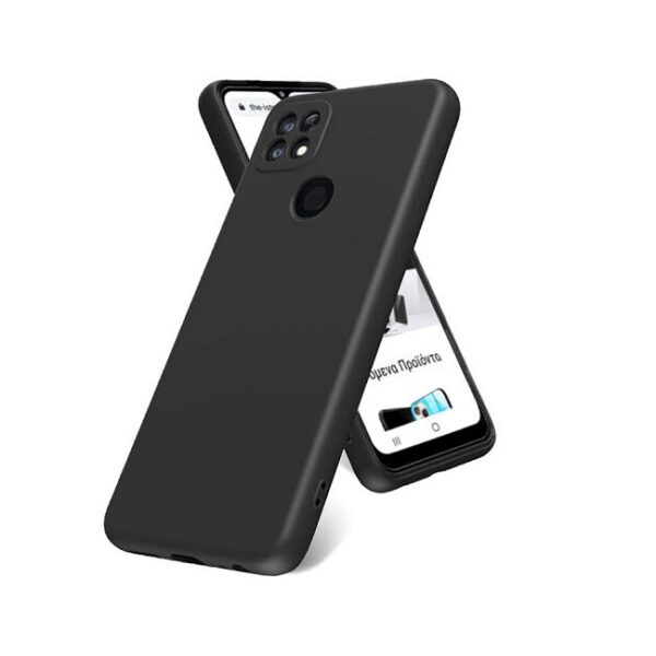 Θήκη Σιλικόνης Soft TPU Back Cover για Xiaomi Redmi 10A Χρώμα: Μαύρο - Image 1