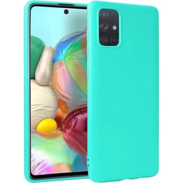OEM Θήκη Σιλικόνης Soft TPU Back Cover για Realme 7 Pro Χρώμα: Τιρκουάζ