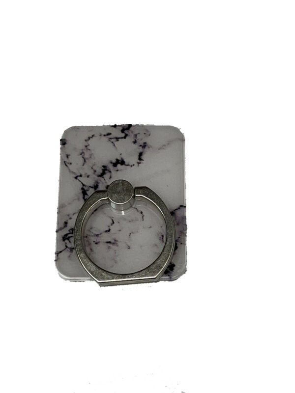 SiiPRO Περιστρεφόμενο 360° Ring Holder Κινητού White Marble
