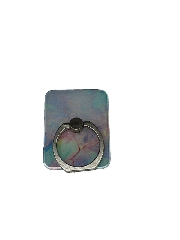 SiiPRO Περιστρεφόμενο 360° Ring Holder Κινητού Blue Opal Marble