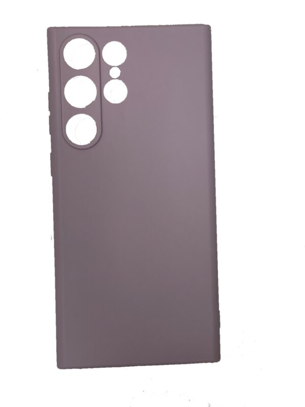 OEM Θήκη Σιλικόνης Back Cover για Samsung Galaxy S23 Ultra Χρώμα: Λιλά