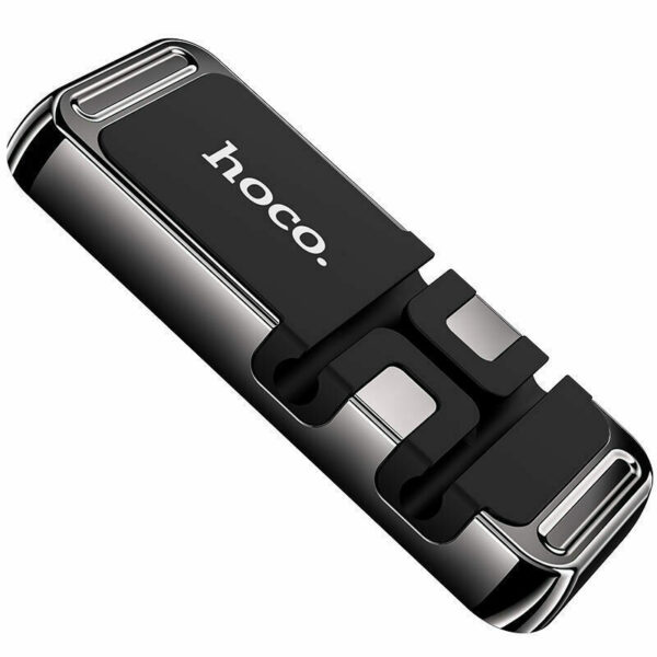 Hoco CA77 Βάση Κινητού Αυτοκινήτου Carry Winder Magnetic Dashboard με Μαγνήτη Χρώμα: Γκρι