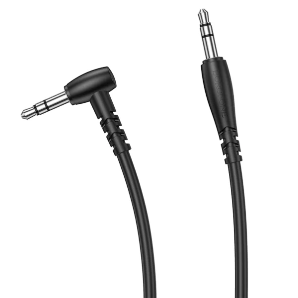 Borofone Καλώδιο AUX 3.5mm male - 3.5mm male 2m Χρώμα: Μαύρο (BL10)