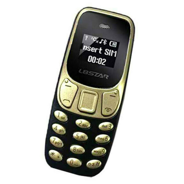 Mini Κινητό Τηλέφωνο L8STAR BM10 Bluetooth Dual Sim Με Micro SD Card Slot Και Φωνητική Αλλαγή Χρώμα: Μαύρο/Χρυσό