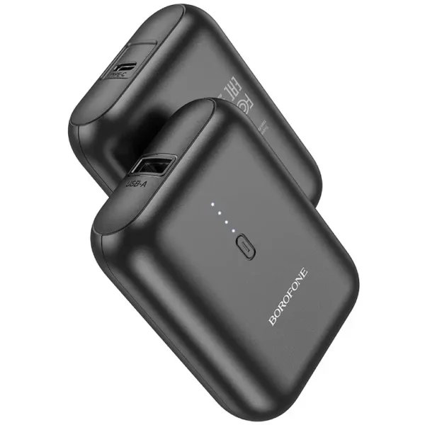PowerBank Borofone BJ31 1xUSB / Type-C 2A 5000mAh Χρώμα: Μαύρο