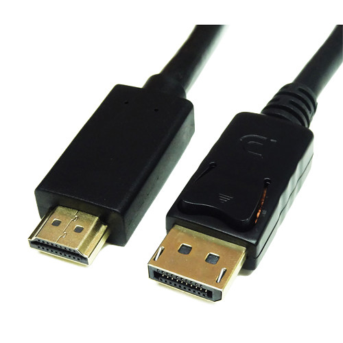 Αντάπτορας-Μετατροπέας Display Port Male σε HDMI Male Χρώμα: Μαύρο