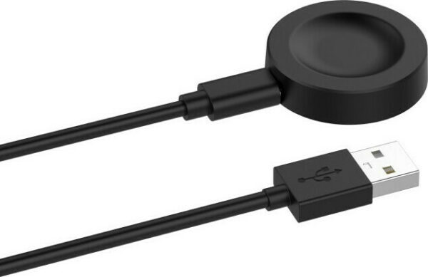 Ασύρματος Φορτιστής με Kαλώδιο USB-A 1m για Huawei Watch 3/3 Pro/GT 2 Pro/GT 3 Χρώμα: Μαύρο