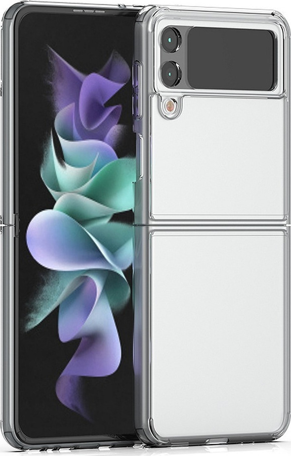 OEM Θήκη Πλαστική Back Cover για Samsung Z FLIP 3 Χρώμα: Διάφανο