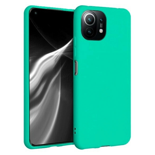 OEM Θήκη Σιλικόνης Soft TPU Back Cover Για Xiaomi Mi 11 Χρώμα: Τιρκουάζ