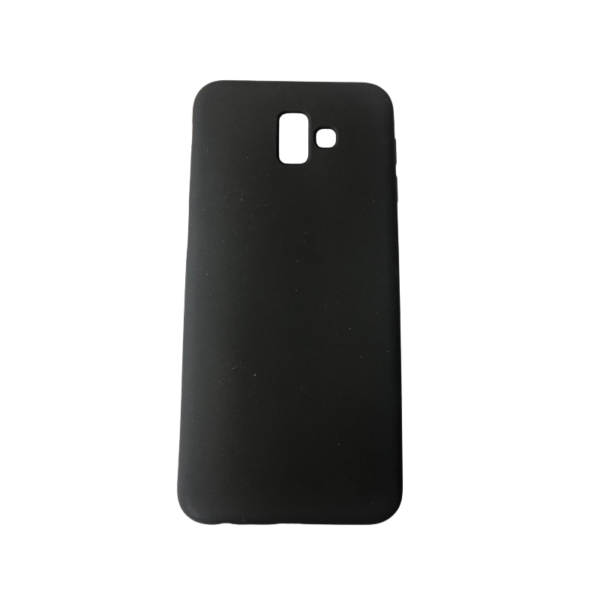 OEM Θήκη Σιλικόνης Back Cover για Samsung Galaxy J4 Plus J415F/Galaxy J6 Plus J610F Χρώμα: Μαύρο