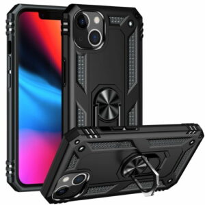 Θήκη Motomo Tough Armor With Ring για Iphone 14 Χρώμα: Μαύρο