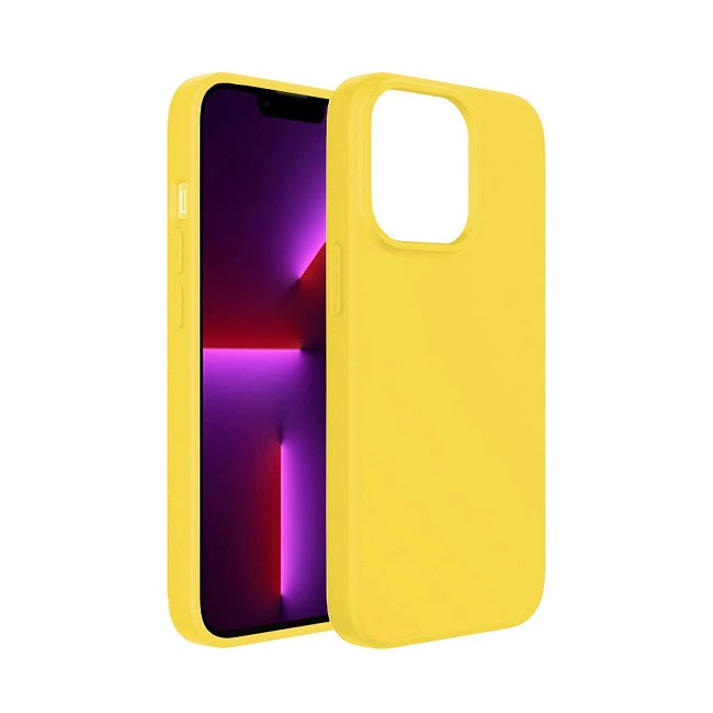 Θήκη Σιλικόνης Soft TPU Back Cover Για Iphone 14 Pro Χρώμα: Κίτρινο - Image 1