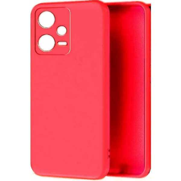 Θήκη Σιλικόνης Soft TPU Back Cover Για Xiaomi Poco X5/Redmi Note 12 Χρώμα: Κόκκινο