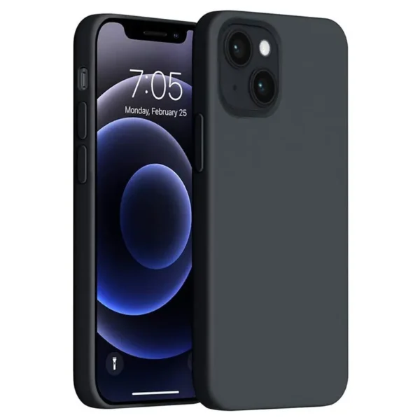 Θήκη Σιλικόνης για Iphone 14 Plus Χρώμα: Μαύρο