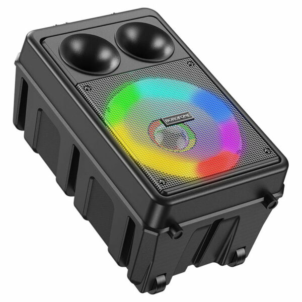 Borofone P9 Ασύρματο Ηχείο Bluetooth Karaoke 2200mAh Χρώμα: Μαύρο