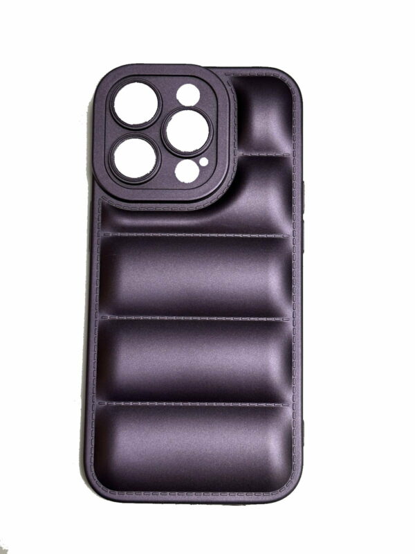 OEM Θήκη Πλάτης Σιλικόνης Puffer Jacket για Iphone 14 Pro Χρώμα: Μώβ