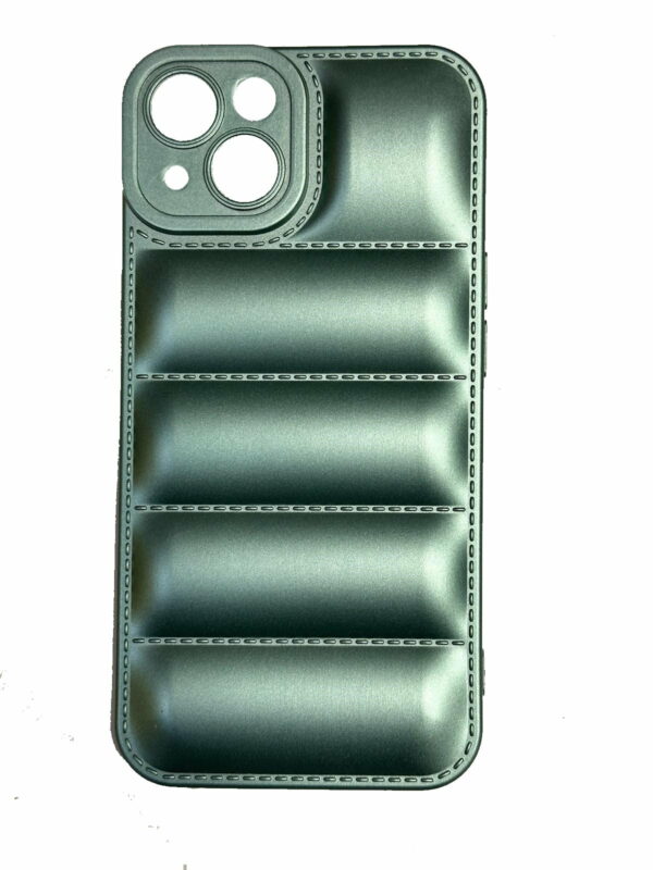OEM Θήκη Πλάτης Σιλικόνης Puffer Jacket για Iphone 13 Χρώμα: Πράσινο