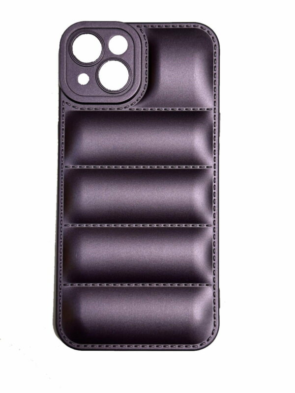 OEM Θήκη Πλάτης Σιλικόνης Puffer Jacket για Iphone 13 Χρώμα: Μώβ