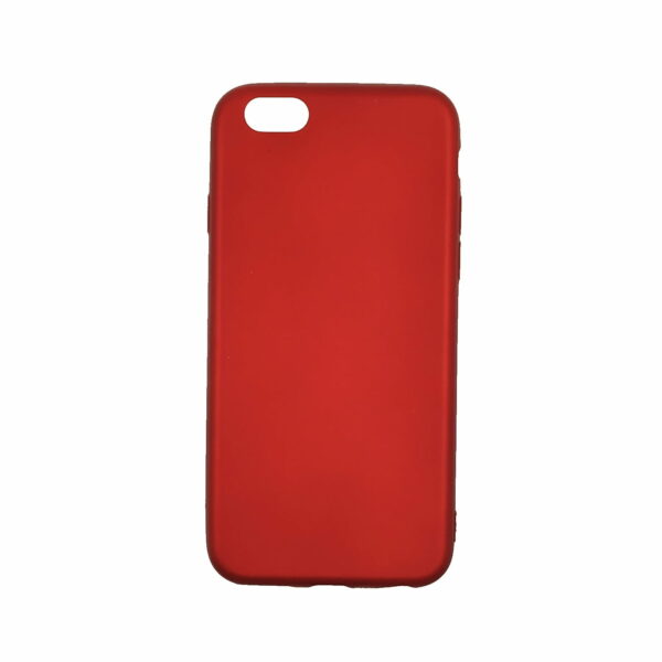 OEM Θήκη Σιλικόνης Soft TPU Back Cover Για Iphone 6/6S Χρώμα: Κόκκινο