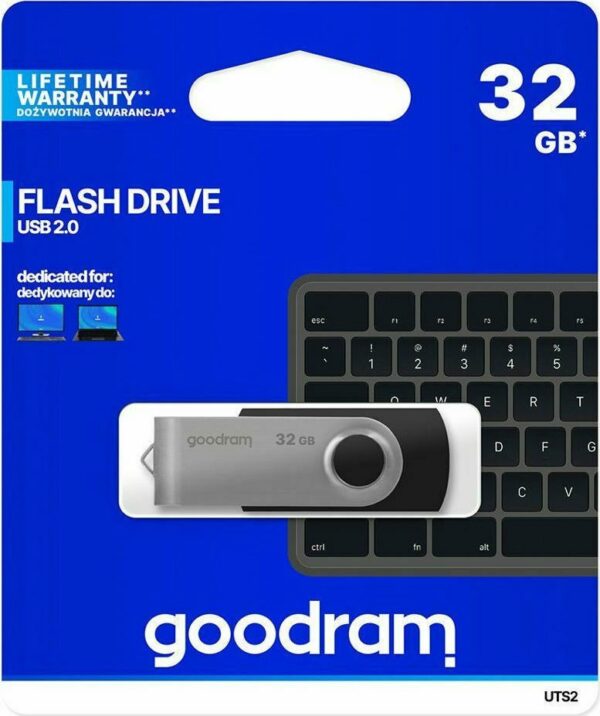 Goodram Στικάκι 32GB USB 3.0 Χρώμα: Μαύρο