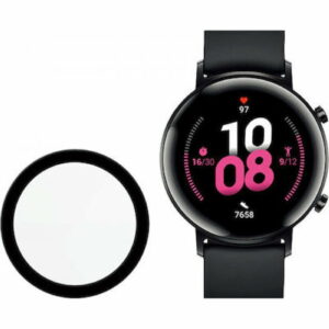 Full Face Tempered Glass Huawei Watch GT3 42MM Χρώμα: Μαύρο