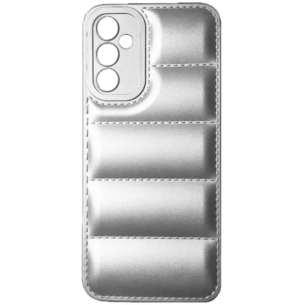 OEM Θήκη Πλάτης Σιλικόνης Puffer Jacket για Samsung Galaxy A34 A346B Χρώμα: Ασημί