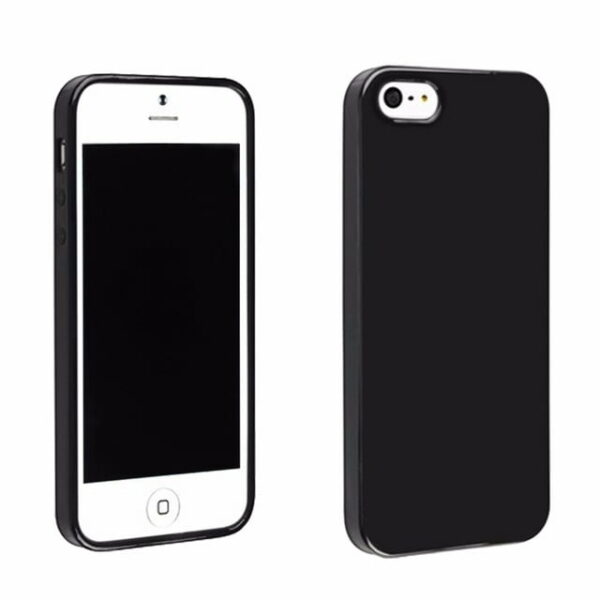 OEM Θήκη Σιλικόνης Back Cover για Iphone 5/5S/5C/SE Χρώμα: Μαύρο