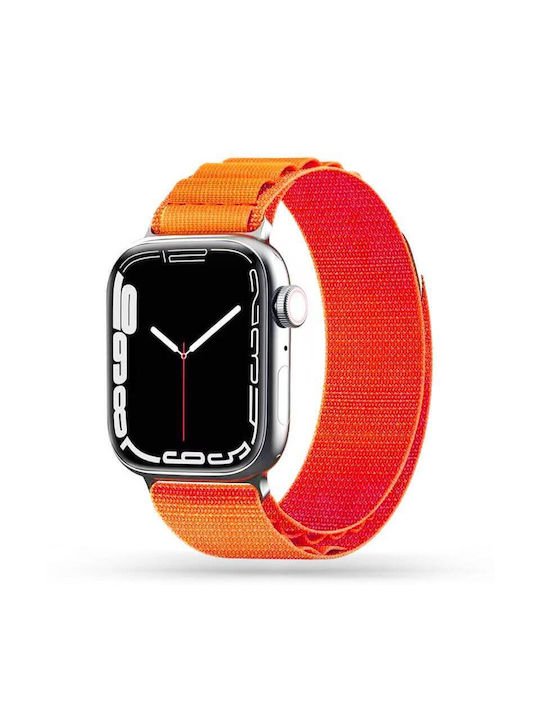 OEM Nylon λουράκι για Apple Watch 42/44/45/49mm Χρώμα: Πορτοκαλί