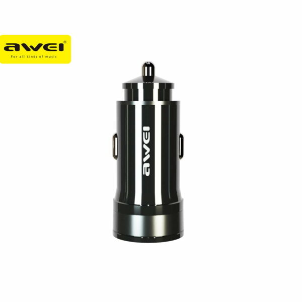 AWEI C-830 Φορτιστής Αυτοκινήτου Με 2 Θύρες USB-A 2.4A Χρώμα: Μαύρο