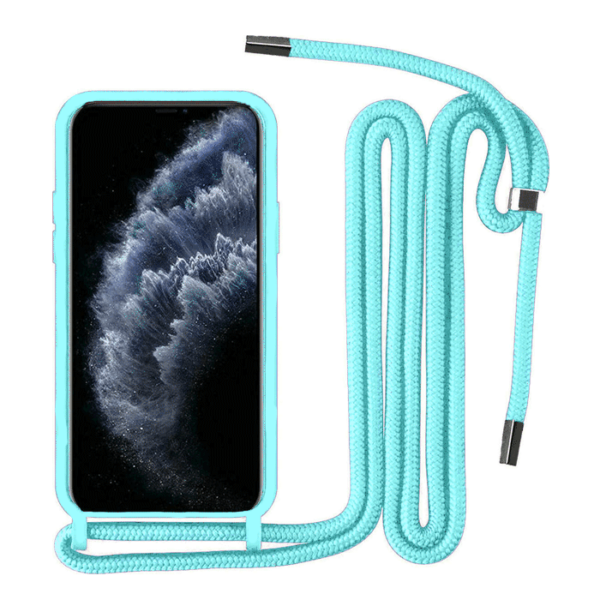 OEM Θήκη Back Cover Σιλικόνης με Λουράκι για Samsung Galaxy A24 4G A245F Χρώμα: Τιρκουάζ
