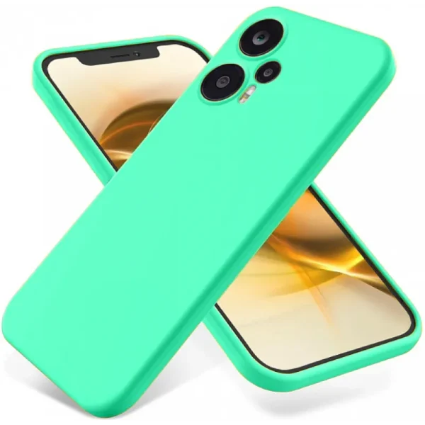 Θήκη Soft Back Cover Σιλικόνης για Xiaomi Poco F5 Χρώμα: Τιρκουάζ