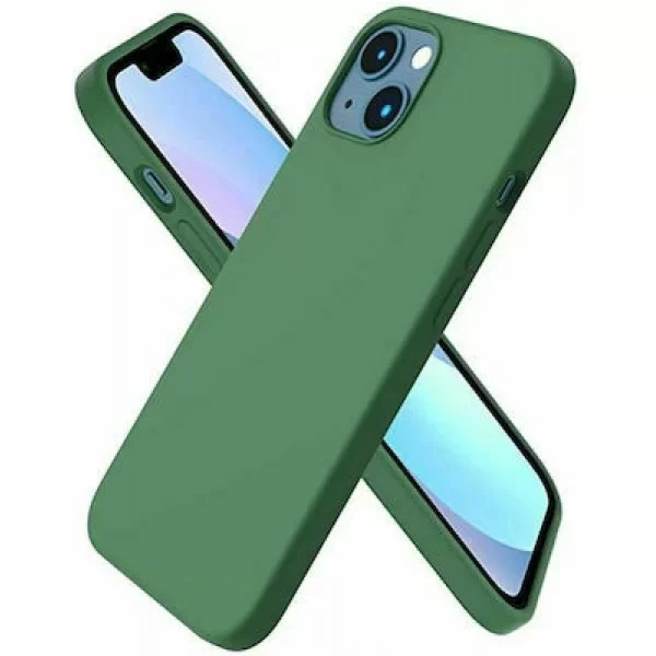 Θήκη Soft Back Cover Σιλικόνης για Apple iPhone 13 Χρώμα: Πράσινο