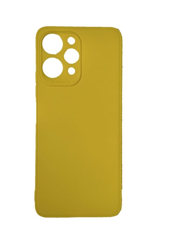 Θήκη Σιλικόνης για Xiaomi Redmi 12 4g Χρώμα: Κίτρινο