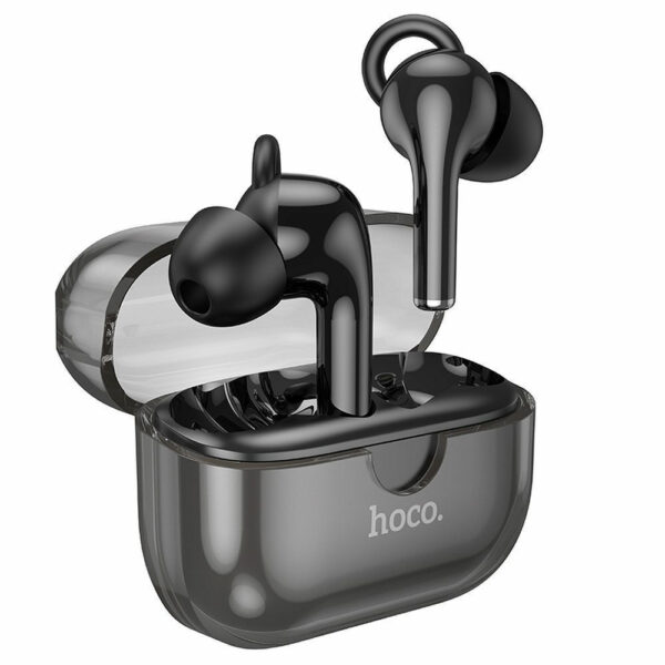 Hoco TWS EW22 In-ear Bluetooth Handsfree Ακουστικά με Θήκη Φόρτισης Μαύρα