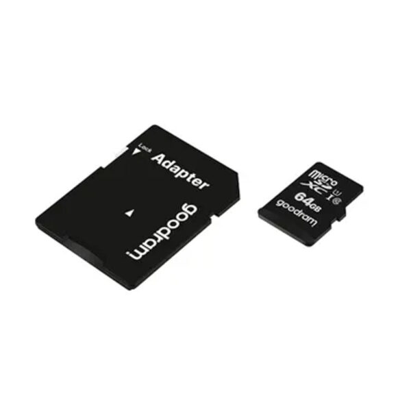 GOODRAM S1A0 Κάρτα Μνήμης MicroSD 64GB UHS-I 100MB/s Με Προσαρμογέα SD