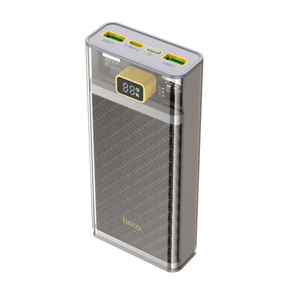 Hoco J103A Power Bank 20000mAh 22.5W με 2 Θύρες USB-A και Θύρα USB-C Power Delivery Γκρι