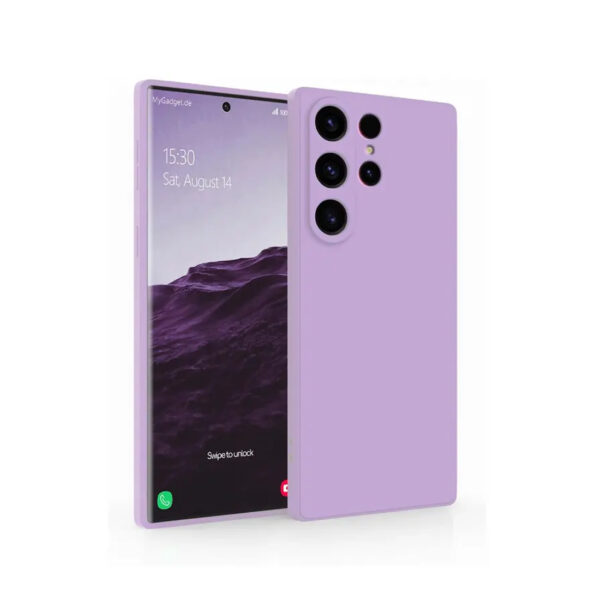 Θήκη Back Cover Σιλικόνης για Samsung Galaxy S24 Ultra - Λιλά