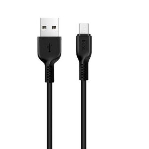Hoco Regular USB 2.0 to micro USB Cable Μαύρο 2m