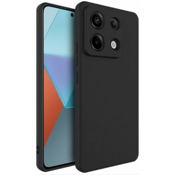 Θήκη Σιλικόνης Για Xiaomi Redmi Note 13 5G - Μαύρο