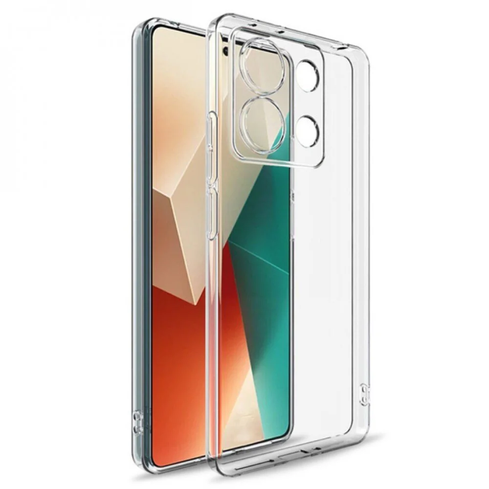 Θήκη Σιλικόνης Για Xiaomi Redmi Note 13 5G - Διάφανο - Image 1