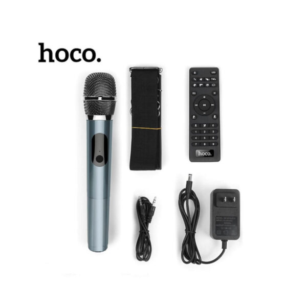 Hoco DS50 Ηχείο με λειτουργία Karaoke / Σύστημα με Ασύρματα Μικρόφωνα : Μαύρο